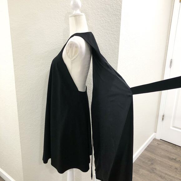 Balenciaga Black Dress Front Tie - Picture 6 of 12